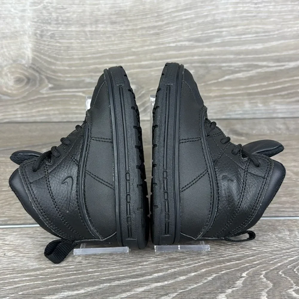 Nike Woodside 2 High Top ACG Triple Black Toddler Boys Sz 7 Rain Snow Boots